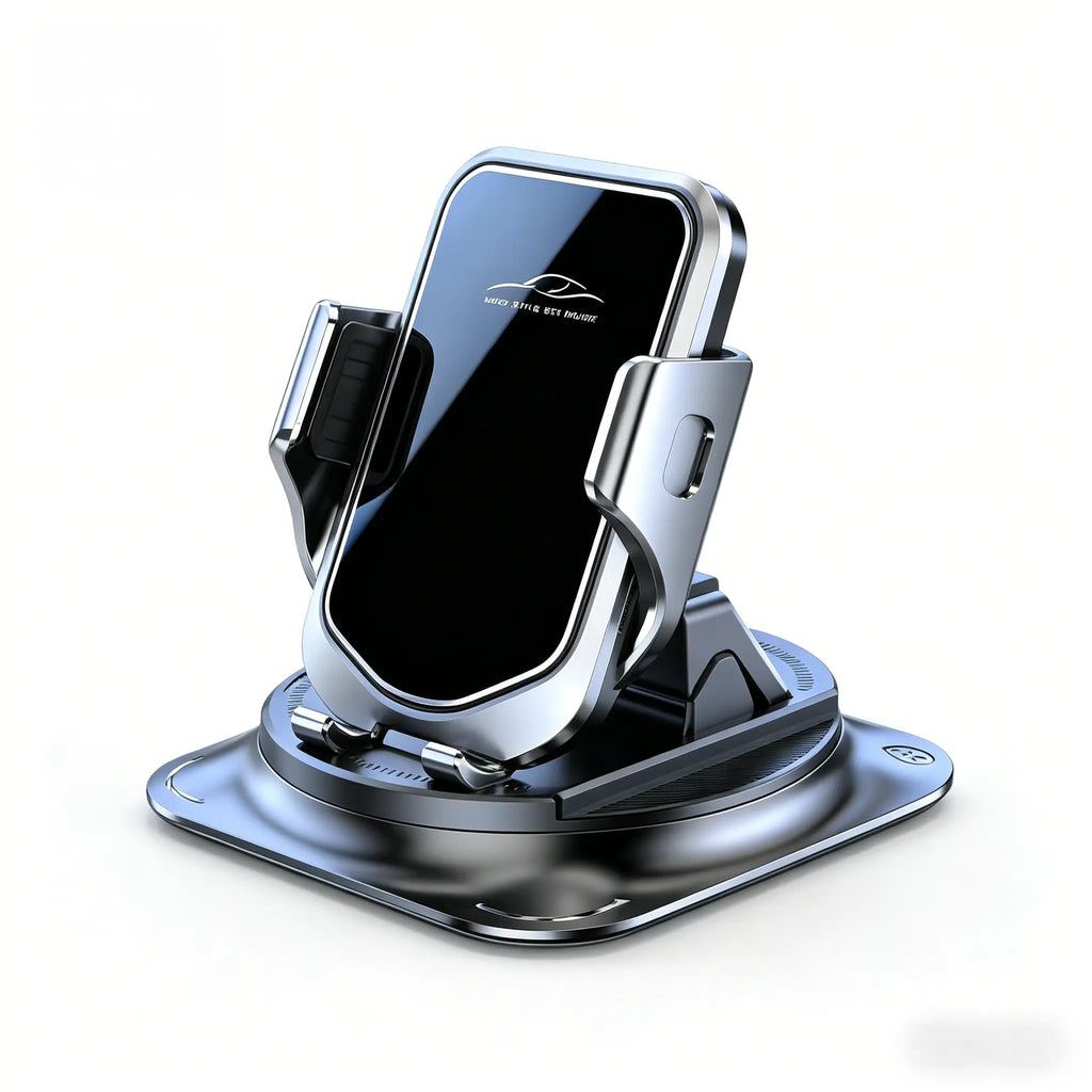 Universal 360° Rotation Car Phone Mount - Dashboard Phone Holder for All Smartphones