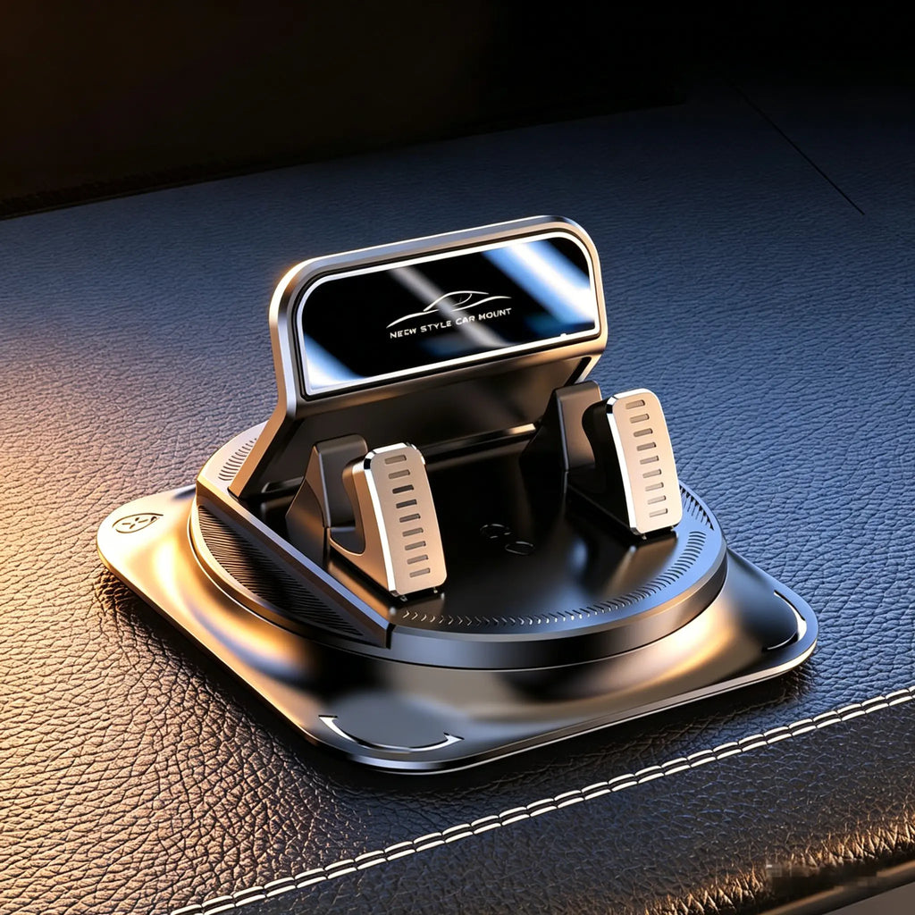 Universal 360° Rotation Car Phone Mount - Dashboard Phone Holder for All Smartphones