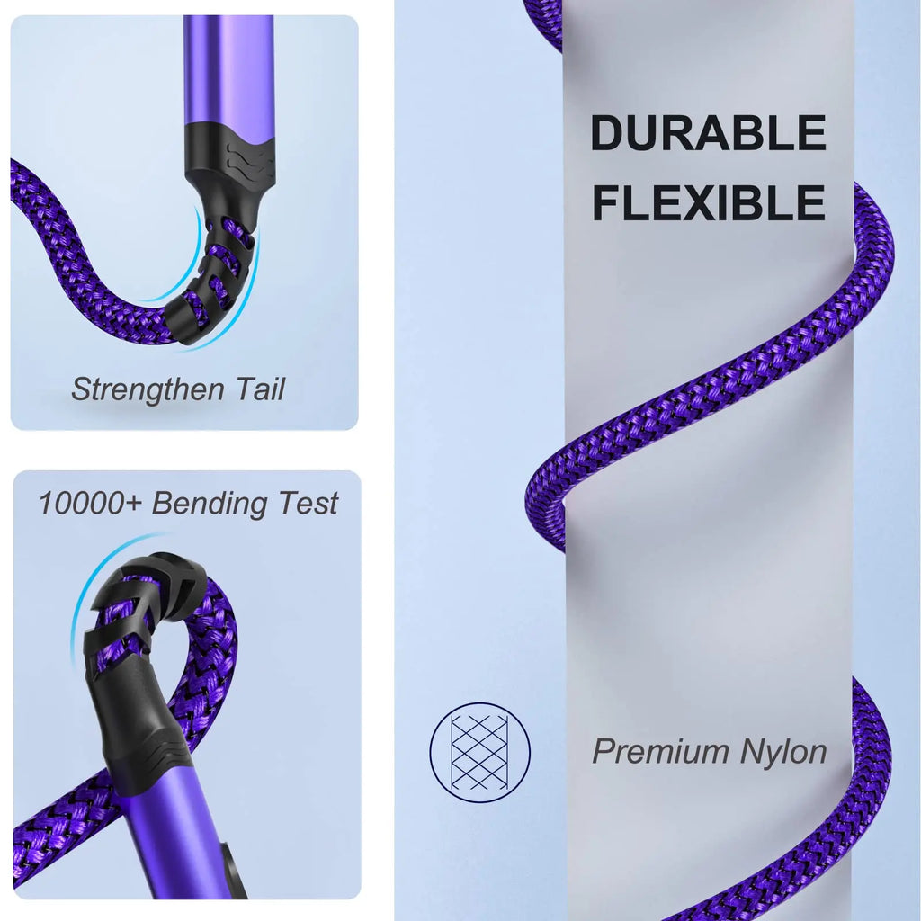 USB C Cable 90 Degrees, USB a to USB C Right Angle Nylon Braided Fast Charging Cable for Iphone 16 Pro Max, Ipad Air6, Huawei, Oppo, Xiaomi