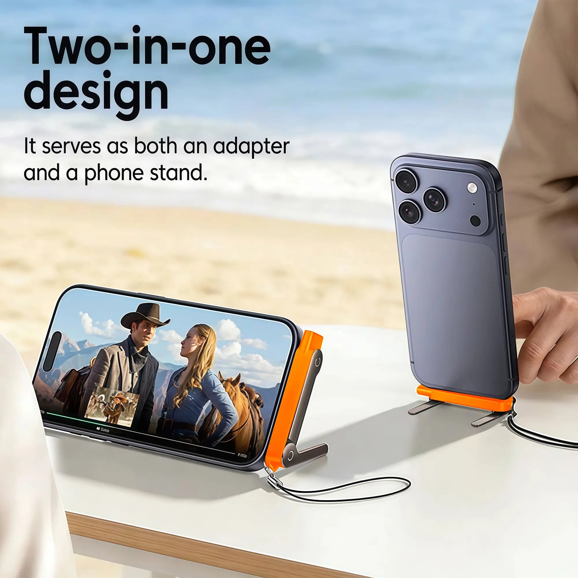 #Summer Wins MOJUE 240W Invisible Stand Fast Charging Cable, 240W USB C to USB C Flat Cable 90 Degree Angled, Sideways Phone Type C Charger Cord (4.9FT) Compatible with Iphone 15 16 17 Series ,Samsung S26 S25